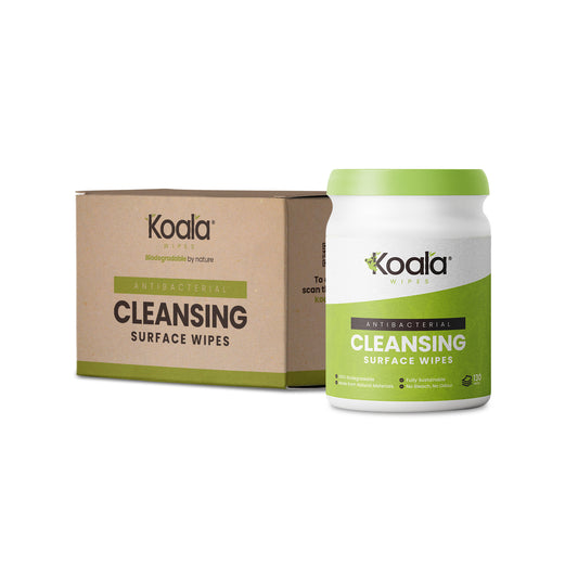130 Sheets Antibacterial Hand and Surface Biodegradable Cleansing Wipes