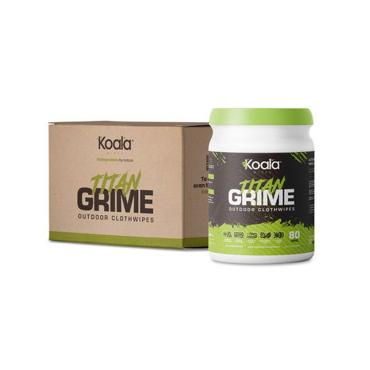 80 Sheets Antibacterial Biodegradable Titan Grime Wipes