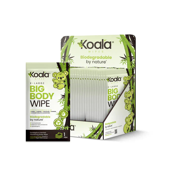 Koala Biodegradable Big Body Wipes: Your Ultimate Eco-Friendly Outdoor Companion